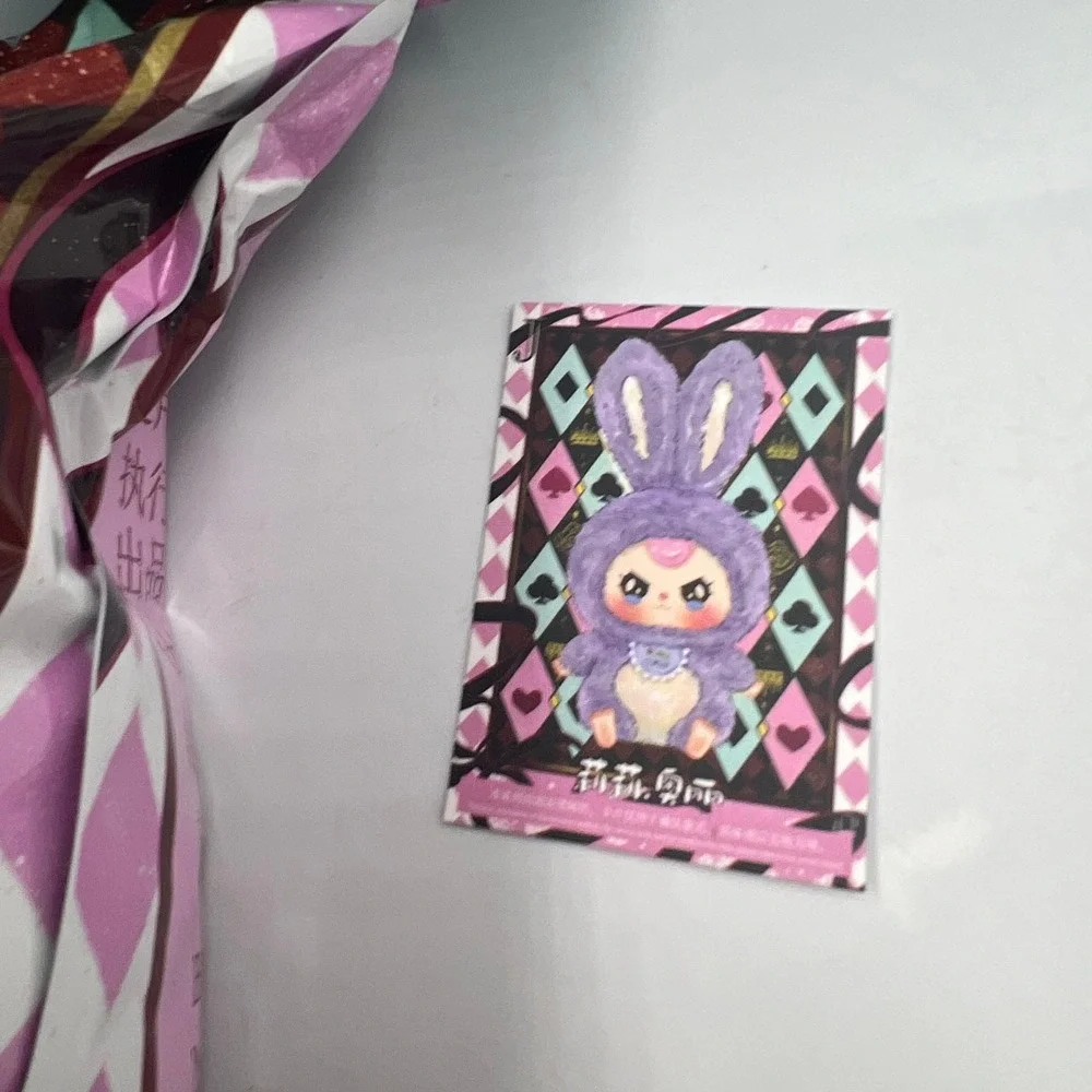 Baby Three Lily Rabbit Town Purple Bunny Plush Pendant Blind Box Figure DPL4300